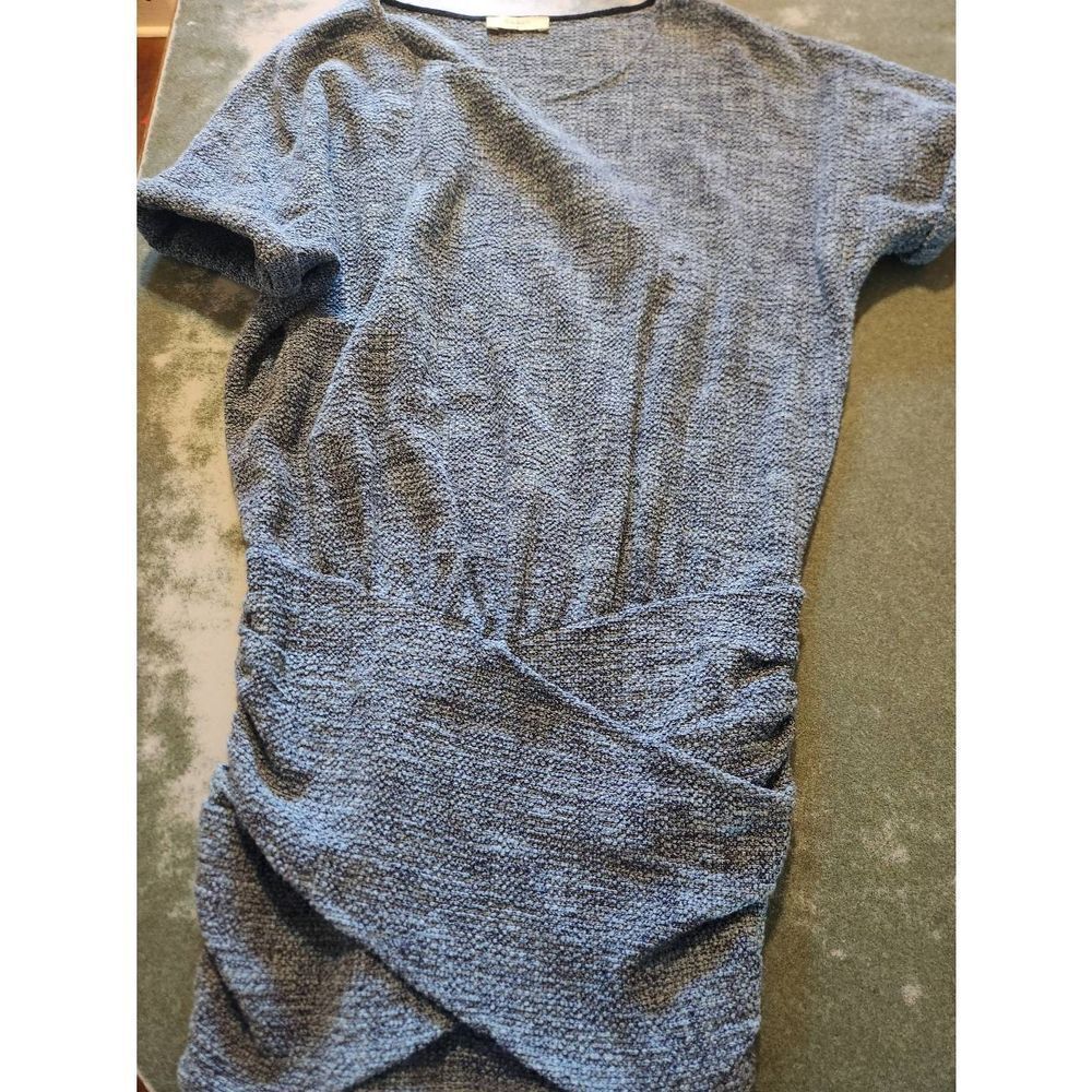 Ba&sh blue  Woven drop waist tunic dress sz 0 (US XS)